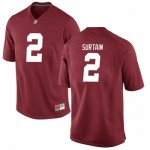 Men's Alabama Crimson Tide #2 Patrick Surtain II Crimson Game NCAA College Football Jersey 2403JFKH3